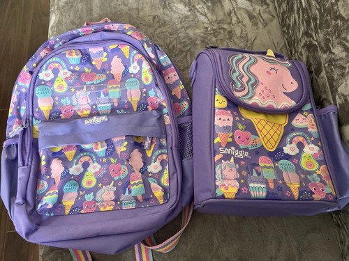 Smiggle backpack and lunch - lunch, bag