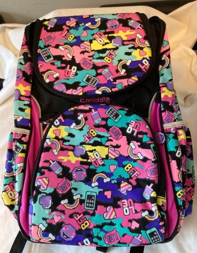 Black smiggle backpack - black,